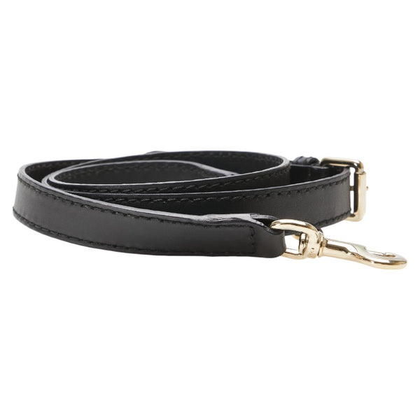 グッチ ショルダーストラップ ブラック レザー レディース GUCCI 【中古】