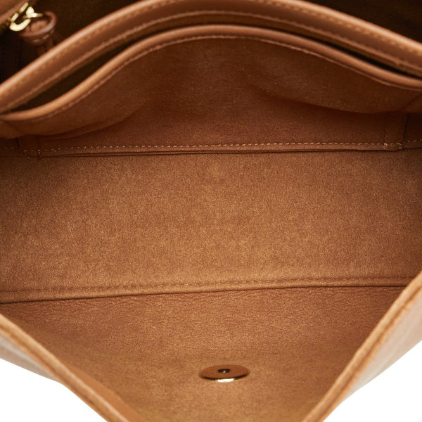 ザネラート ポスティーナ ショルダーバッグ ハンドバッグ 2WAY ブラウン レザー レディース ZANELLATO 【中古】