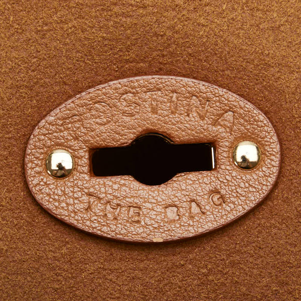 ザネラート ポスティーナ ショルダーバッグ ハンドバッグ 2WAY ブラウン レザー レディース ZANELLATO 【中古】