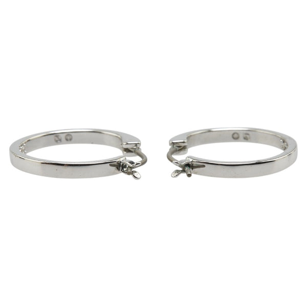 スワロフスキー ラインストーン ピアス シルバー メタル レディース SWAROVSKI 【中古】