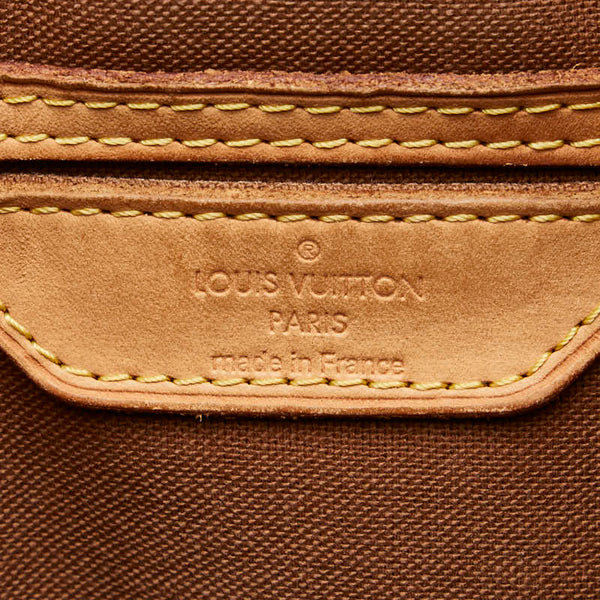 ルイ ヴィトン モノグラム パレルモGM トートバッグ ショルダーバッグ M40146 ブラウン PVC レザー レディース LOUIS VUITTON 【中古】