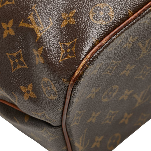 ルイ ヴィトン モノグラム パレルモGM トートバッグ ショルダーバッグ M40146 ブラウン PVC レザー レディース LOUIS VUITTON 【中古】