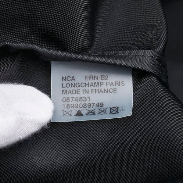 ロンシャン ル プリアージュL トートバッグ ショルダーバッグ グリーン ブラウン ナイロン レザー レディース Longchamp 【中古】