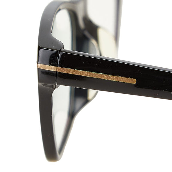 トムフォード メガネ 伊達メガネ アジアンフィット TF5405-F 001 ブラック プラスチック メンズ TOM FORD 【中古】