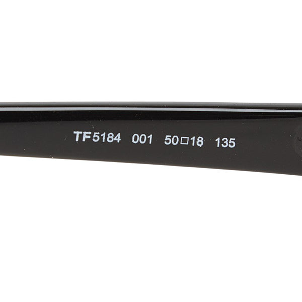 トムフォード メガネ 伊達メガネ TF5184 001 ブラック プラスチック メンズ TOM FORD 【中古】
