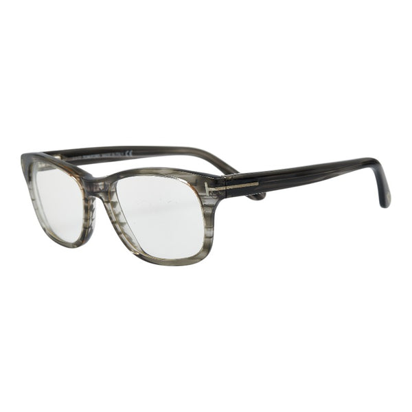 トムフォード メガネ 伊達メガネ TF5147 020 シルバー ブラック プラスチック メンズ TOM FORD 【中古】