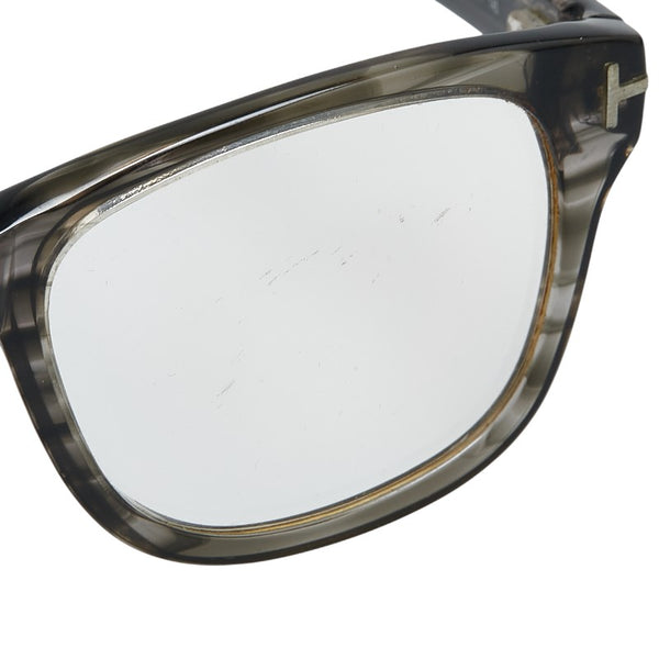 トムフォード メガネ 伊達メガネ TF5147 020 シルバー ブラック プラスチック メンズ TOM FORD 【中古】