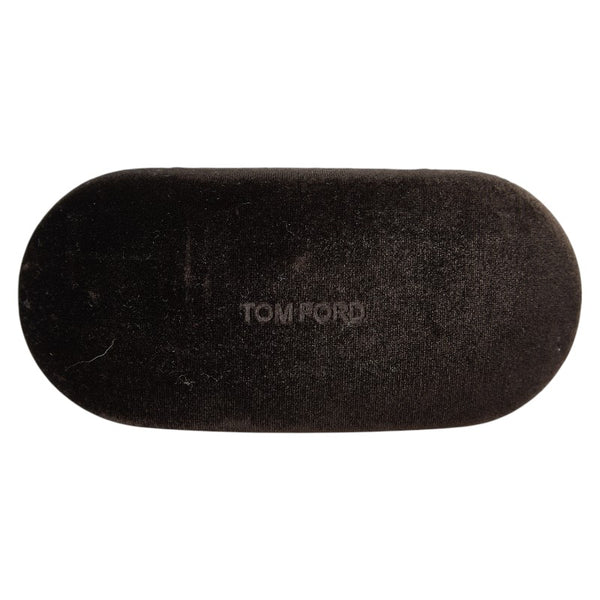 トムフォード メガネ 伊達メガネ アジアンフィット TF5858 D-B 052 ブラウン プラスチック メンズ TOM FORD 【中古】