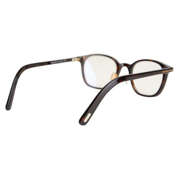 トムフォード メガネ 伊達メガネ アジアンフィット TF5858 D-B 052 ブラウン プラスチック メンズ TOM FORD 【中古】