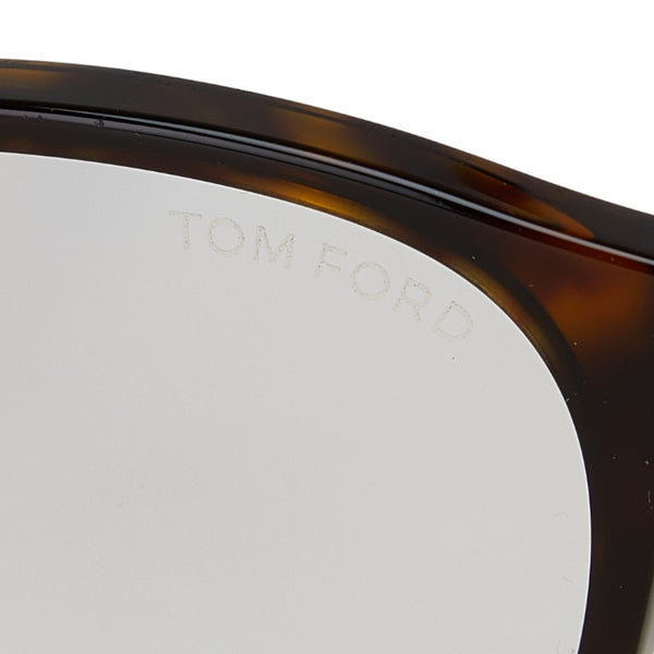 トムフォード メガネ 伊達メガネ アジアンフィット TF5858 D-B 052 ブラウン プラスチック メンズ TOM FORD 【中古】