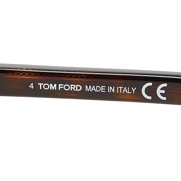 トムフォード メガネ 伊達メガネ アジアンフィット TF5858 D-B 052 ブラウン プラスチック メンズ TOM FORD 【中古】
