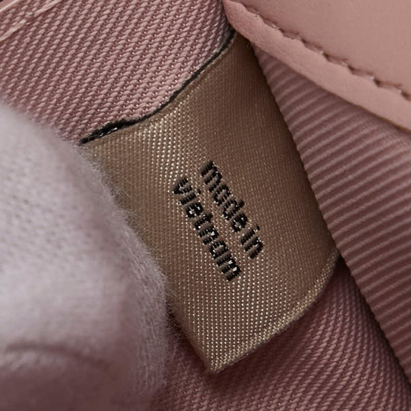 コーチ ロゴ ショルダーバッグ ピンク レザー レディース COACH 【中古】