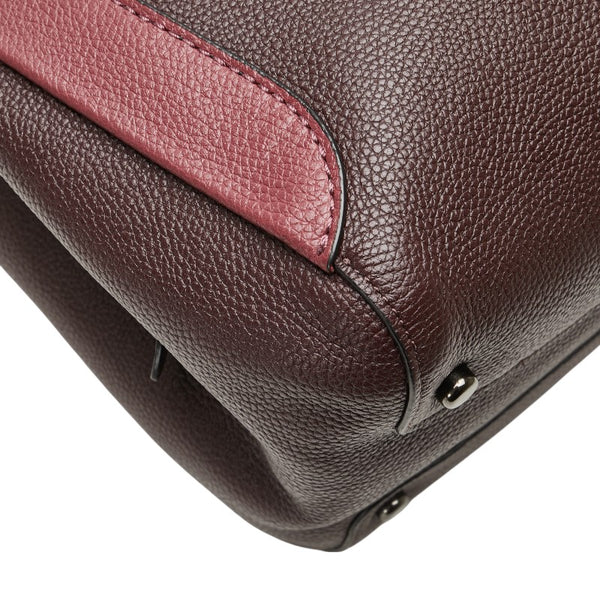 コーチ ハドリーホーボー ハンドバッグ トートバッグ 76088 ワインレッド レザー レディース COACH 【中古】