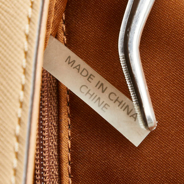 コーチ ロゴ ハンドバッグ ショルダーバッグ 2WAY ベージュ レザー レディース COACH 【中古】