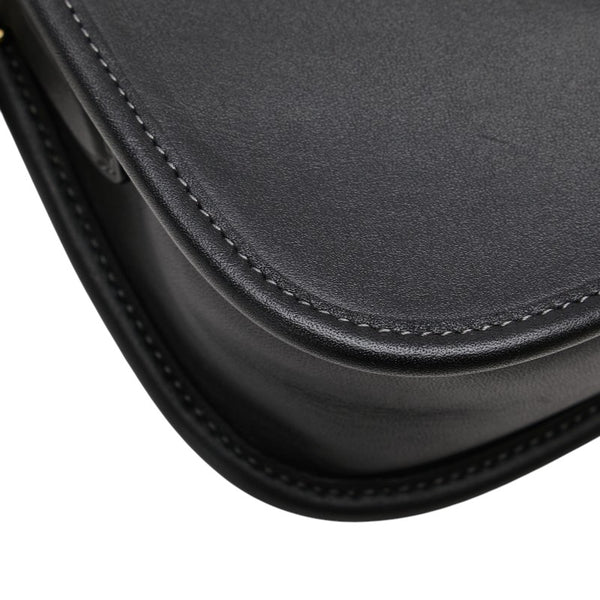 コーチ スウィンガー20 ハンドバッグ ワンショルダーバッグ ブラック レザー レディース COACH 【中古】