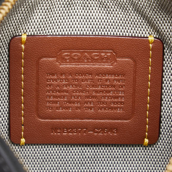 コーチ スウィンガー20 ハンドバッグ ワンショルダーバッグ ブラック レザー レディース COACH 【中古】