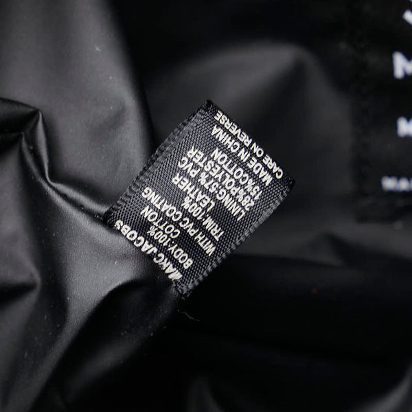 マークジェイコブス ポーチ カーキ ブラック PVC レザー レディース MARC JACOBS 【中古】