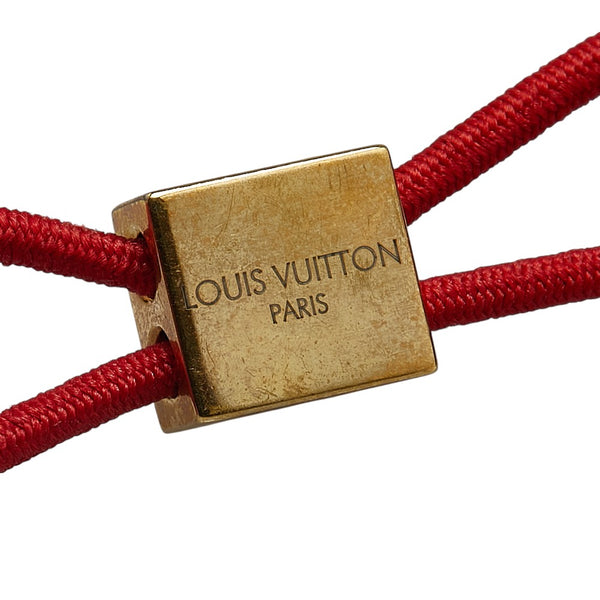 ルイ ヴィトン ヘアキューブ アンクルージョン ヘアゴム 髪飾り レッド プラスチック レディース LOUIS VUITTON 【中古】
