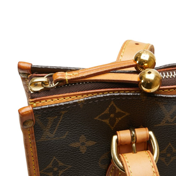 ルイ ヴィトン モノグラム ポパンクール オ ショルダーバッグ トートバッグ M40007 ブラウン PVC レザー レディース LOUIS VUITTON 【中古】