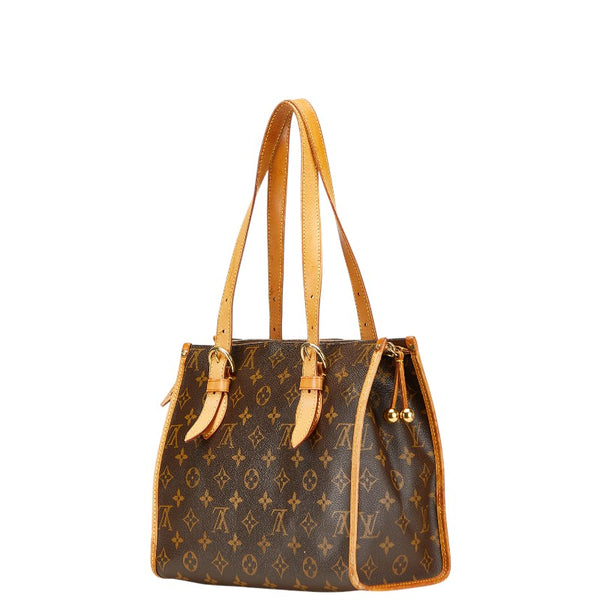 ルイ ヴィトン モノグラム ポパンクール オ ショルダーバッグ トートバッグ M40007 ブラウン PVC レザー レディース LOUIS VUITTON 【中古】