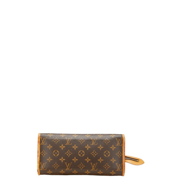 ルイ ヴィトン モノグラム ポパンクール オ ショルダーバッグ トートバッグ M40007 ブラウン PVC レザー レディース LOUIS VUITTON 【中古】