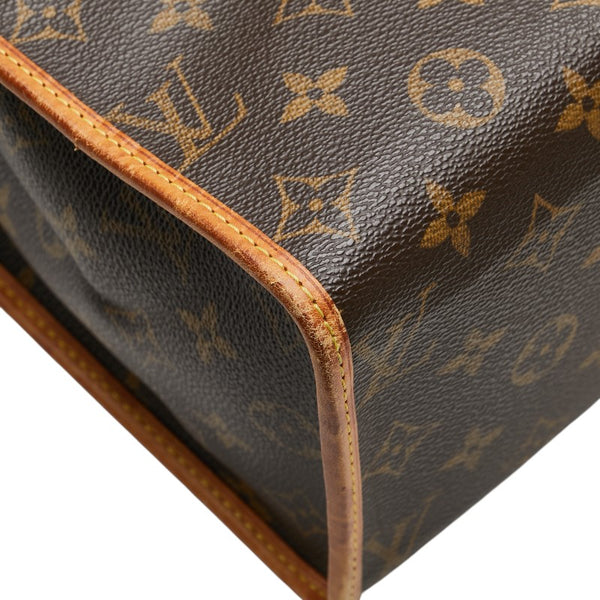 ルイ ヴィトン モノグラム ポパンクール オ ショルダーバッグ トートバッグ M40007 ブラウン PVC レザー レディース LOUIS VUITTON 【中古】