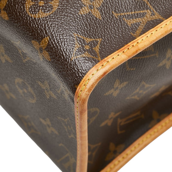 ルイ ヴィトン モノグラム ポパンクール オ ショルダーバッグ トートバッグ M40007 ブラウン PVC レザー レディース LOUIS VUITTON 【中古】