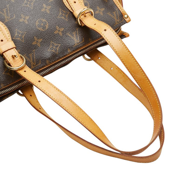 ルイ ヴィトン モノグラム ポパンクール オ ショルダーバッグ トートバッグ M40007 ブラウン PVC レザー レディース LOUIS VUITTON 【中古】