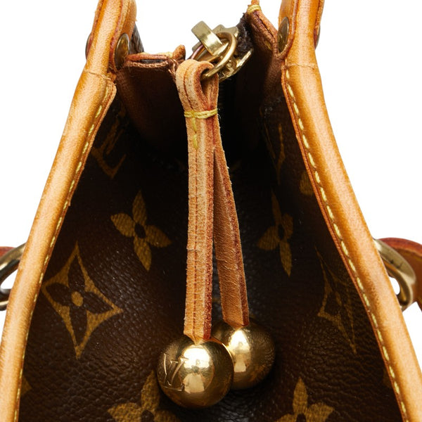 ルイ ヴィトン モノグラム ポパンクール オ ショルダーバッグ トートバッグ M40007 ブラウン PVC レザー レディース LOUIS VUITTON 【中古】