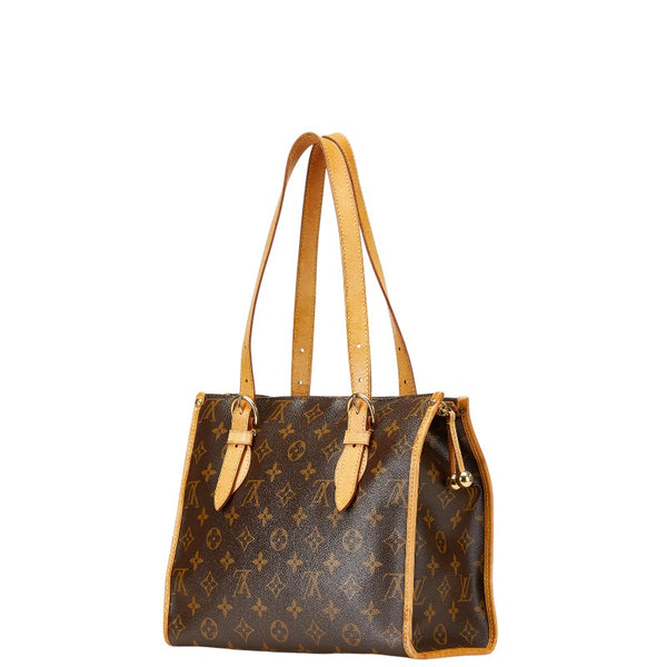 ルイ ヴィトン モノグラム ポパンクール オ ショルダーバッグ トートバッグ M40007 ブラウン PVC レザー レディース LOUIS VUITTON 【中古】