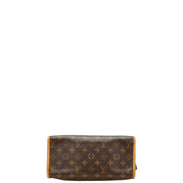 ルイ ヴィトン モノグラム ポパンクール オ ショルダーバッグ トートバッグ M40007 ブラウン PVC レザー レディース LOUIS VUITTON 【中古】