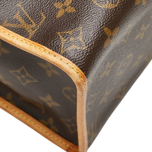 ルイ ヴィトン モノグラム ポパンクール オ ショルダーバッグ トートバッグ M40007 ブラウン PVC レザー レディース LOUIS VUITTON 【中古】
