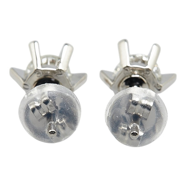 Pt900 プラチナ ダイヤ0.654ct スタッドピアス レディース 【中古】