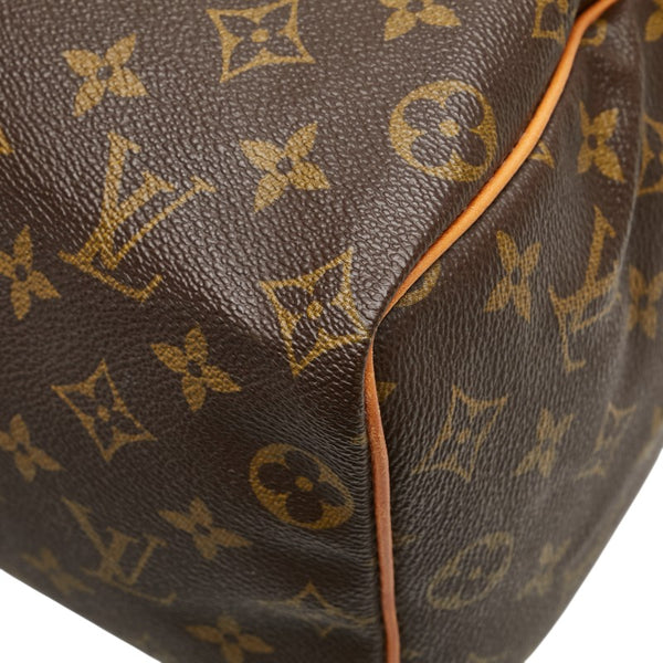 ルイ ヴィトン モノグラム スピーディ25 ミニボストンバッグ ハンドバッグ M41528 ブラウン PVC レザー レディース LOUIS VUITTON 【中古】