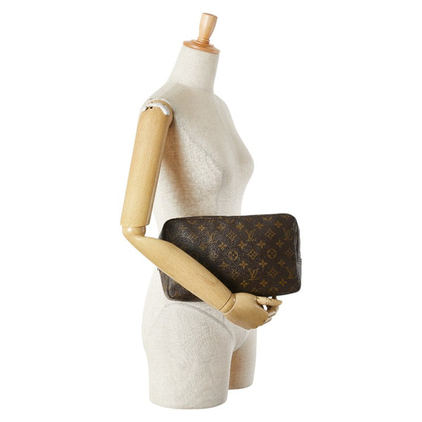 ルイ ヴィトン モノグラム トゥルーストワレット 28 セカンドバッグ クラッチバッグ M47522 ブラウン PVC レディース LOUIS VUITTON 【中古】