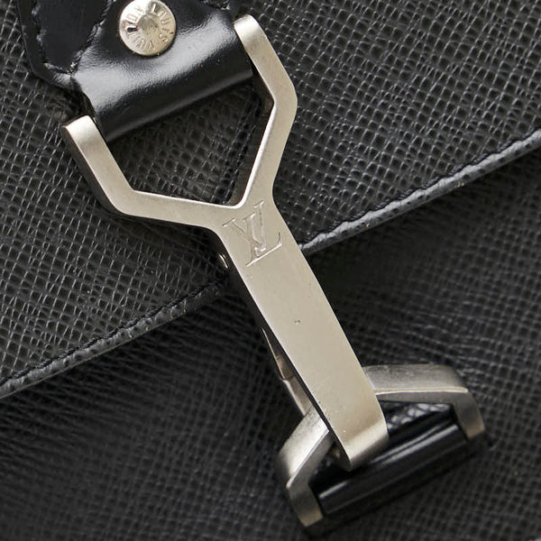 ルイ ヴィトン タイガ カシアー リュック バックパック M30172 アルドワーズ ブラック PVC レザー レディース LOUIS VUITTON 【中古】