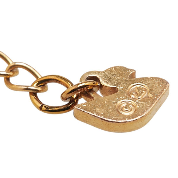 スワロフスキー ラインストーン ブレスレット ゴールド メッキ レディース SWAROVSKI 【中古】