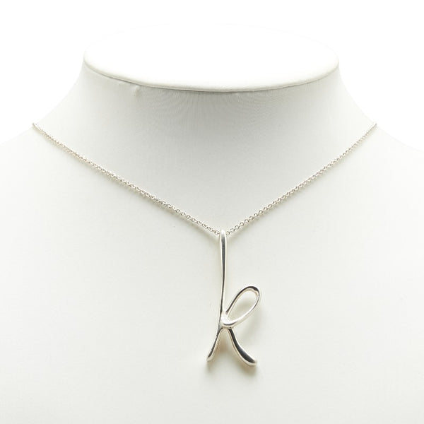 ティファニー レターK イニシャル ネックレス SV925 シルバー レディース TIFFANY&Co. 【中古】