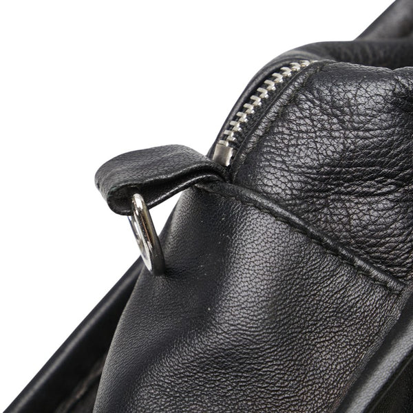 バレンシアガ バザール ショッパーXS ハンドバッグ 452458 ブラック レザー レディース BALENCIAGA 【中古】