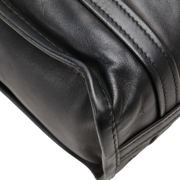 バレンシアガ バザール ショッパーXS ハンドバッグ 452458 ブラック レザー レディース BALENCIAGA 【中古】