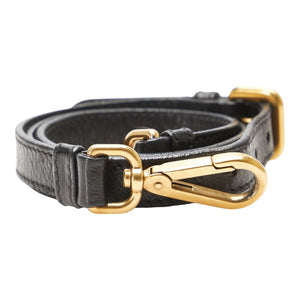 プラダ ショルダーストラップ ブラック レザー レディース PRADA 【中古】