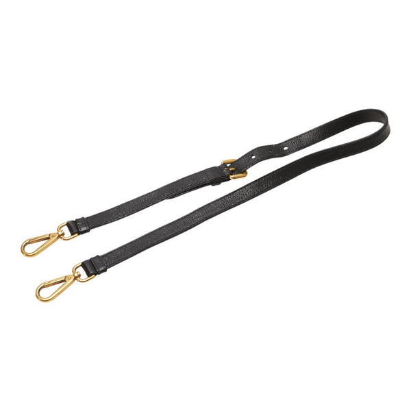 プラダ ショルダーストラップ ブラック レザー レディース PRADA 【中古】