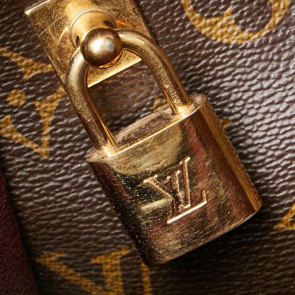 ルイ ヴィトン モノグラム モンテーニュGM ハンドバッグ ショルダーバッグ 2WAY M41067 ブラウン PVC レザー レディース LOUIS VUITTON 【中古】