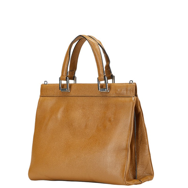 グッチ ズゥミ ハンドバッグ ショルダーバッグ 2WAY 564714 ブラウン レザー レディース GUCCI 【中古】