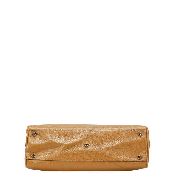 グッチ ズゥミ ハンドバッグ ショルダーバッグ 2WAY 564714 ブラウン レザー レディース GUCCI 【中古】