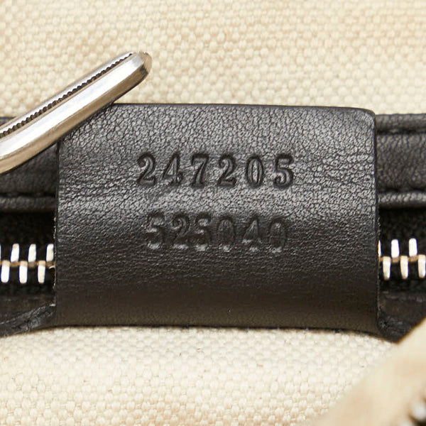 グッチ ハンドバッグ ミニボストンバッグ 247205 ブラック レザー レディース GUCCI 【中古】