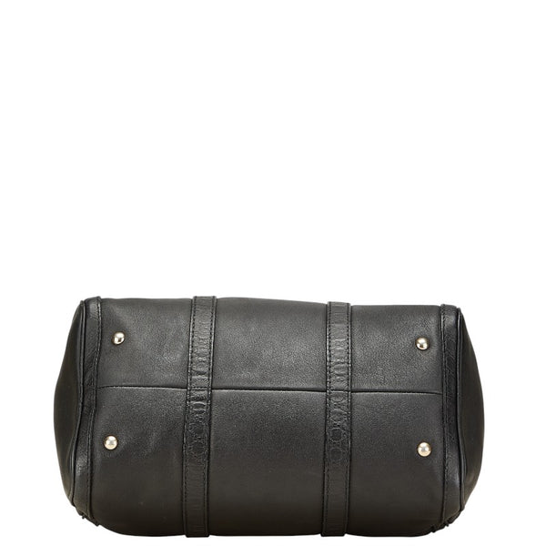 グッチ ハンドバッグ ミニボストンバッグ 247205 ブラック レザー レディース GUCCI 【中古】