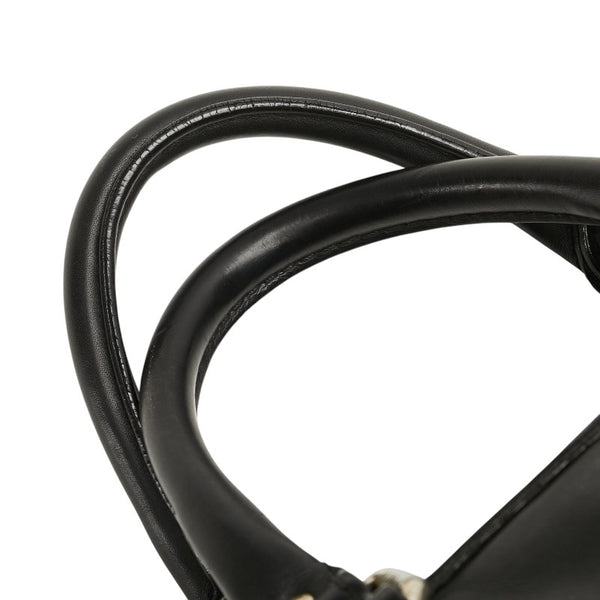 グッチ ハンドバッグ ミニボストンバッグ 247205 ブラック レザー レディース GUCCI 【中古】