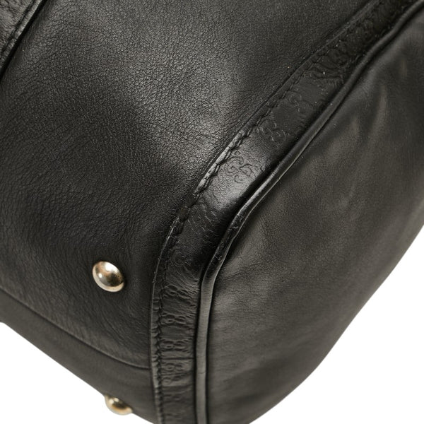 グッチ ハンドバッグ ミニボストンバッグ 247205 ブラック レザー レディース GUCCI 【中古】