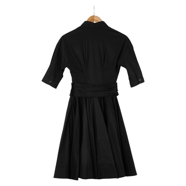 プラダ ワンピース サイズ:38 ブラック コットン ナイロン レディース PRADA 【中古】